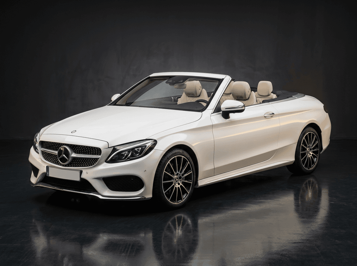 Mercedes C220d Kabriolet – RENT A CAR BEOGRAD, iznajmljivanje vozila na Aerodromu Nikola Tesla